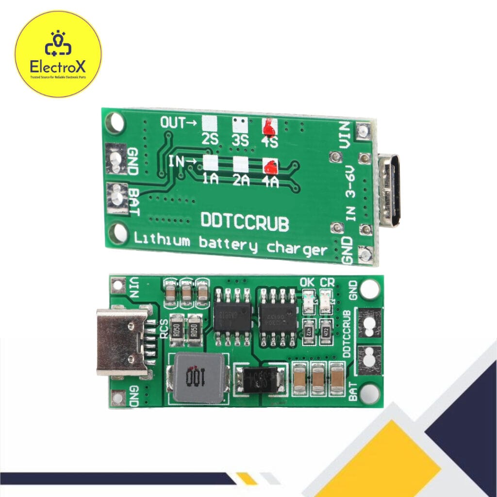 4S 2A Lithium Battery Charger Module - ElectroXBD