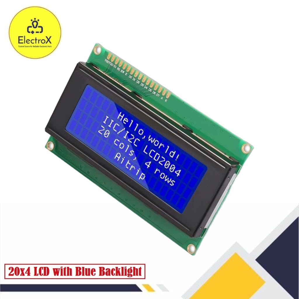 Blue Scale Screen LCD 2004 Display Blue Backlight - ElectroXBD