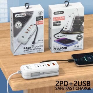 Rack-Charger-66W-2PD2USB-Safe-Fast-Charge