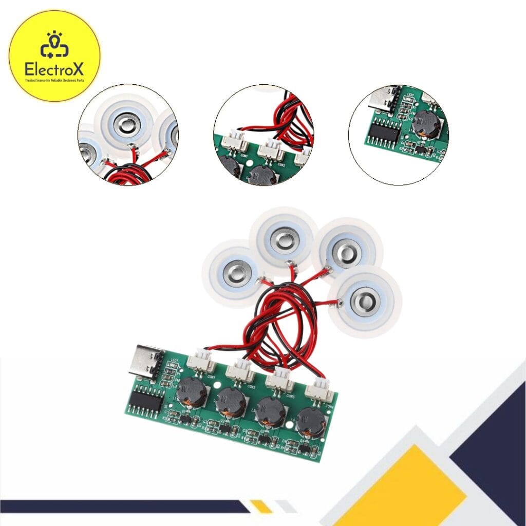 Humidifier DC 5V 4 Spray USB Module DIY - ElectroXBD
