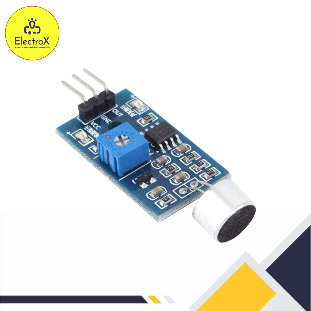 Sound Sensor Module Microphone 3pin for Arduino - ElectroXBD