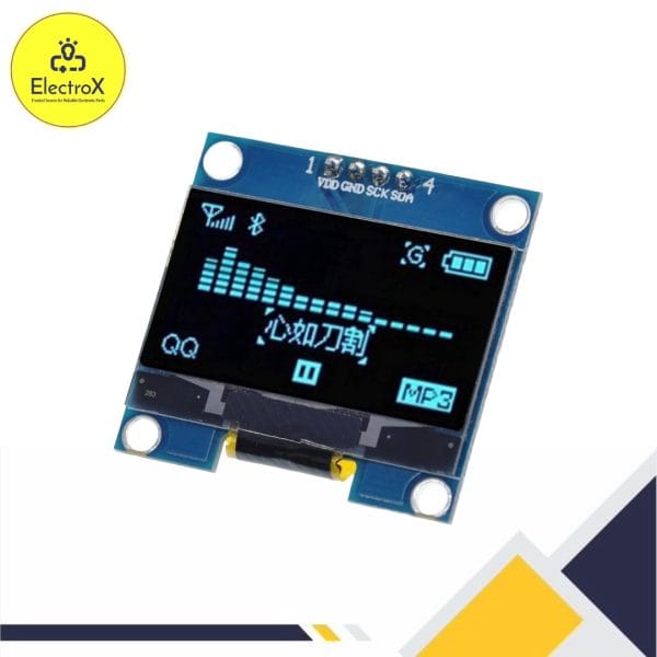 écran SSH1106 Arduino Lot De 2 Modules D'Affichage LCD OLED 128x64 SSH1106 Blanc - Compatible Arduino Et STM32
