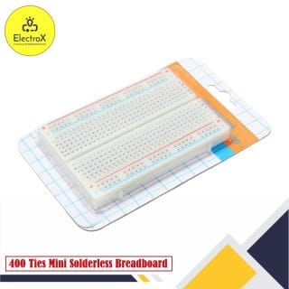 Frentaly 2-Pack Mini 400-Point Clear Solderless Breadboard Protoboard PCB