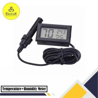 FY-12 Digital Temperature and Humidity Meter with LCD Display - ElectroXBD