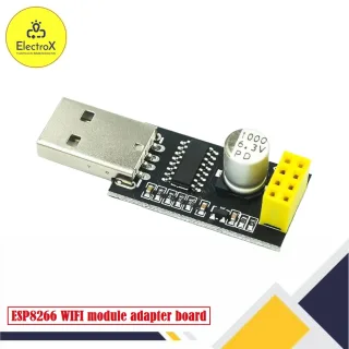 USB to ESP8266 ESP-01S Adapter Board with CH340 Chip for Wireless Serial Communication