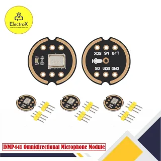 INMP441 I2S omnidirectional digital microphone board for Arduino, ESP32, and Raspberry Pi audio projects in Bangladesh.