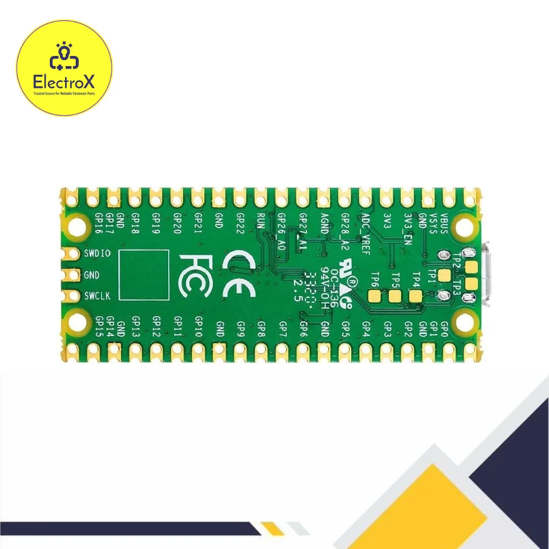 Raspberry Pi Pico original development board with RP2040 microcontroller for IoT and embedded projects in Bangladesh.