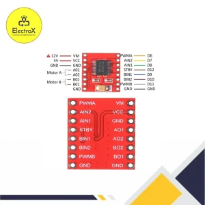 TB6612FNG Dual DC Stepper Motor Driver Module for Arduino, Robots & DIY Projects in Bangladesh