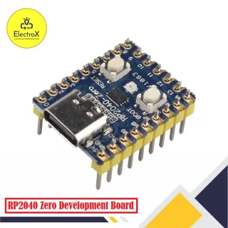 Raspberry Pi RP2040 Zero Development Board with USB-C, GPIO, and dual-core processor – available at electroxbd.com