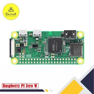 Original Raspberry Pi Zero W with built-in WiFi and Bluetooth