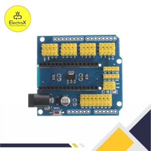 Arduino Nano I/O Expansion Board Sensor Shield for easy sensor connections.