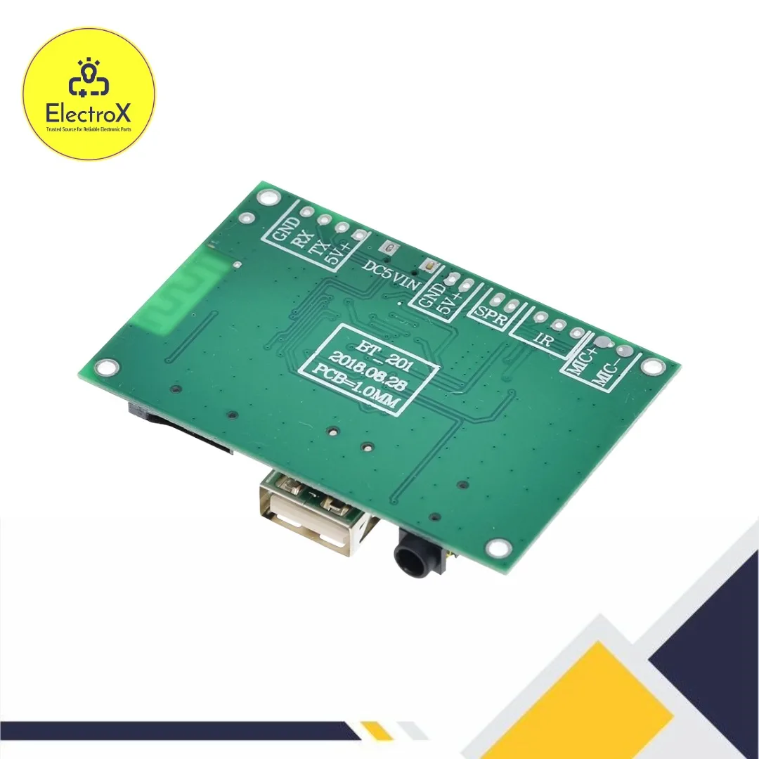 BT-201 Dual Mode Bluetooth 5.0 Audio Amplifier board for wireless stereo sound projects.