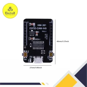 ESP32 CAM Programmer Micro USB Module for programming ESP32 CAM boards, available at Electroxbd in Bangladesh.