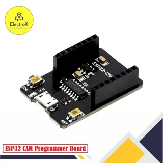 ESP32 CAM Programmer Micro USB Module for programming ESP32 CAM boards, available at Electroxbd in Bangladesh.