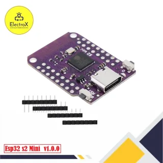 ESP32 S2 V1.0.0 Module with 4MB Flash and 2MB PSRAM for IoT, WiFi, and embedded system projects.