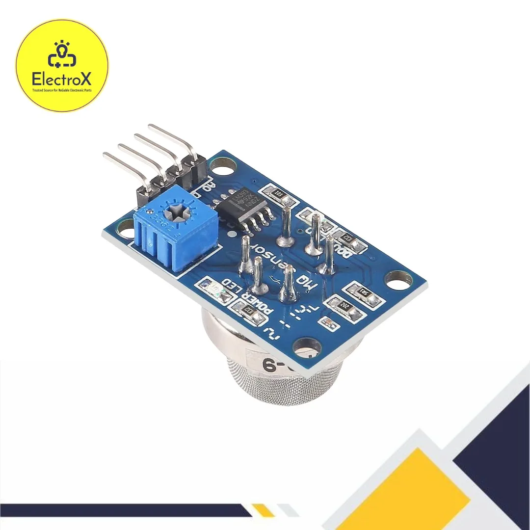 MQ9 CO and flammable gas detection sensor module for Arduino, available at Electroxbd Rajshahi Bangladesh
