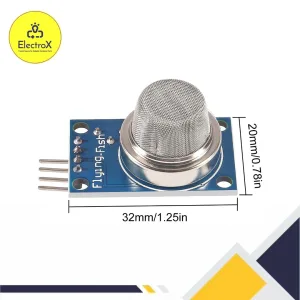 MQ9 CO and flammable gas detection sensor module for Arduino, available at Electroxbd Rajshahi Bangladesh