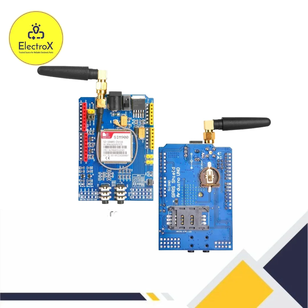 SIM900 GSM GPRS Development Shield for Arduino and IoT Projects - Available at Electroxbd.com in Bangladesh