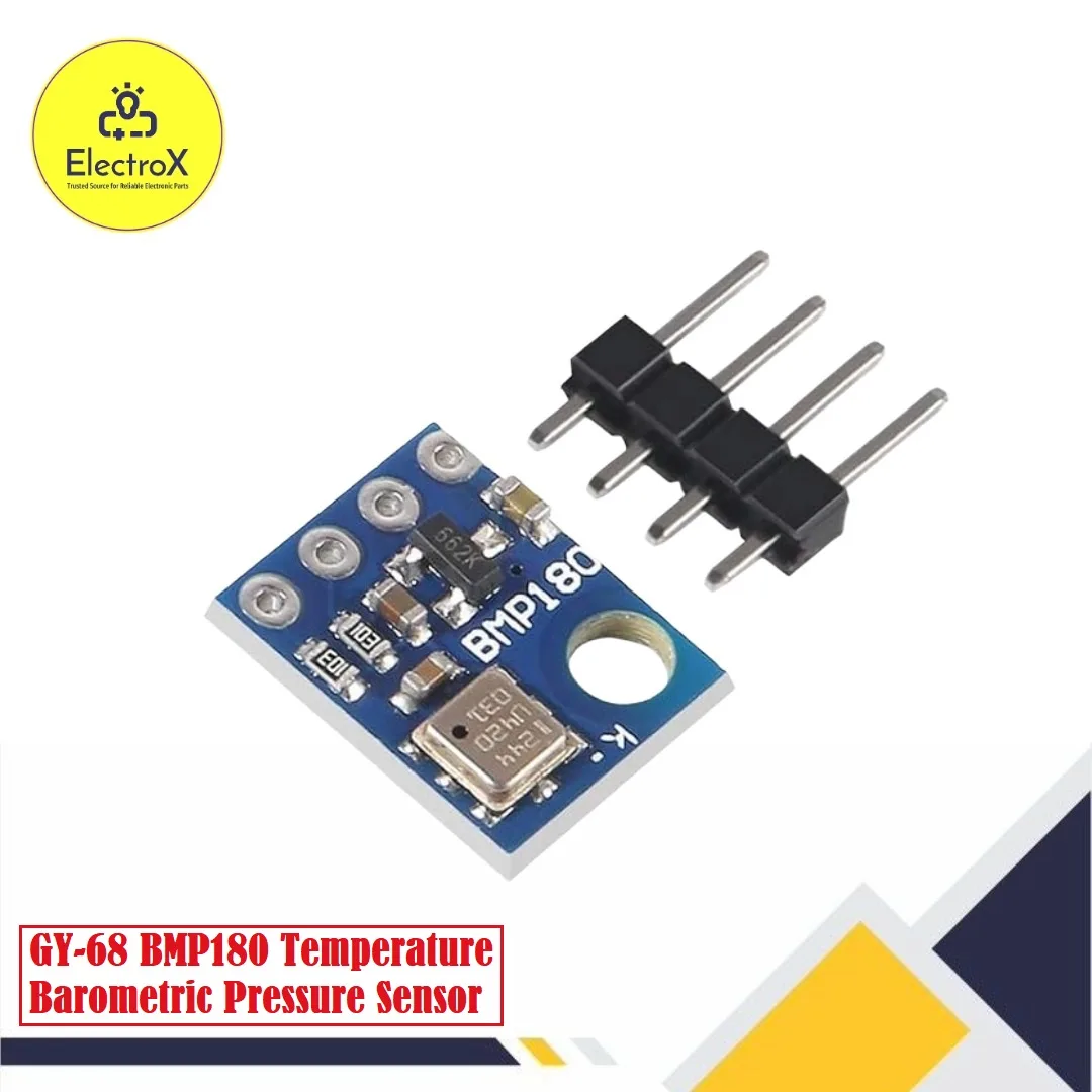 GY-68 BMP180 Barometric Pressure Sensor Module for Arduino, Raspberry Pi, and weather monitoring projects in Bangladesh.