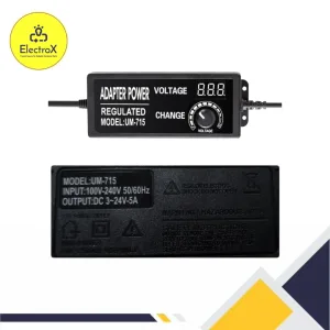 UM-715 3-24V 5A Adjustable Power Supply Module for electronics and DIY projects