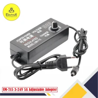 UM-715 3-24V 5A Adjustable Power Supply Module for electronics and DIY projects