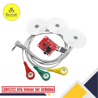AD8232 ECG Sensor Module – Heart Rate Monitor for Arduino, available at Electroxbd, Rajshahi