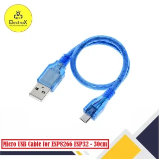 Micro USB Cable 30cm for ESP8266 ESP32 – Electroxbd