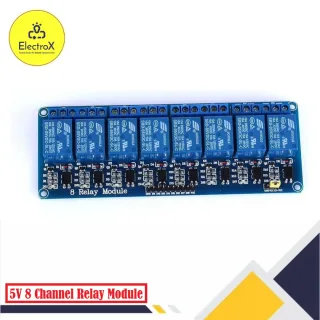 DC 5V 8 Channel Relay Module with Optocoupler – Electroxbd