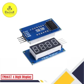 TM1637 4 Digit 7 Segment LED Display Module – Electroxbd