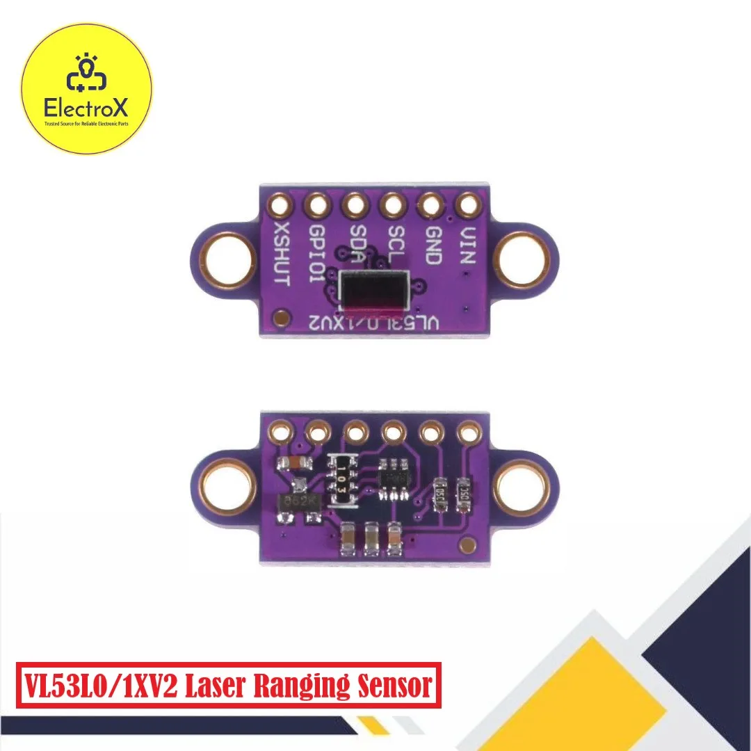VL53L0/1XV2 Laser Ranging Sensor Time of Flight Module for Arduino and Robotics