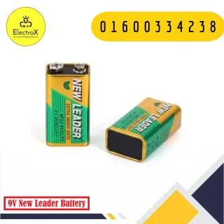 9V New Leader Battery 6F22 Non Rechargeable Dry Cell Battery - ElectroXBD