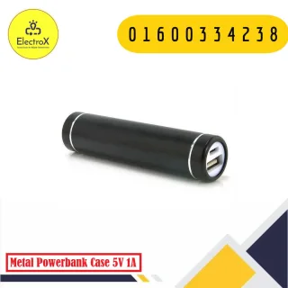 Multicolor Metal Power Bank DIY Kit 5V 1A for 18650 Battery Portable Charger