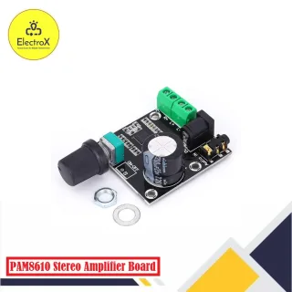 PAM8610 12V 2-Channel Stereo Amplifier Module 2x10W Class D Audio Board