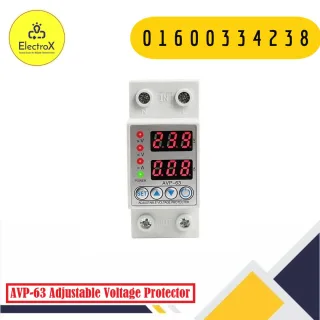 AVP-63 Adjustable Voltage Protection Device 63A Over Under Voltage Protector