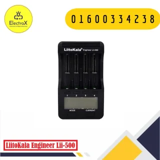 LiitoKala Lii-500 Smart Battery Charger 4 Slot LCD Analyzer Tester