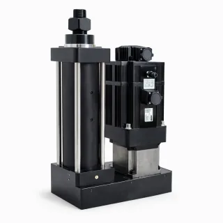 WEIDE QDA180-R200 Linear Actuator with Reduction Gearbox + 5.5 kW Servo Motor + Pulse Driver