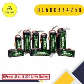 LiPower battery 3S 11.1V 35C LiPo rechargeable for RC drones
