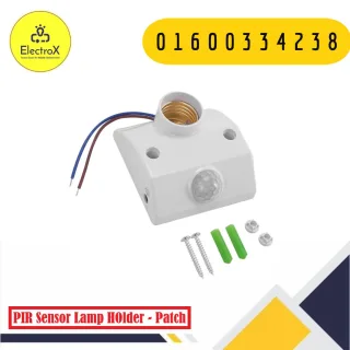 PIR motion sensor based LED lamp holder with automatic light control