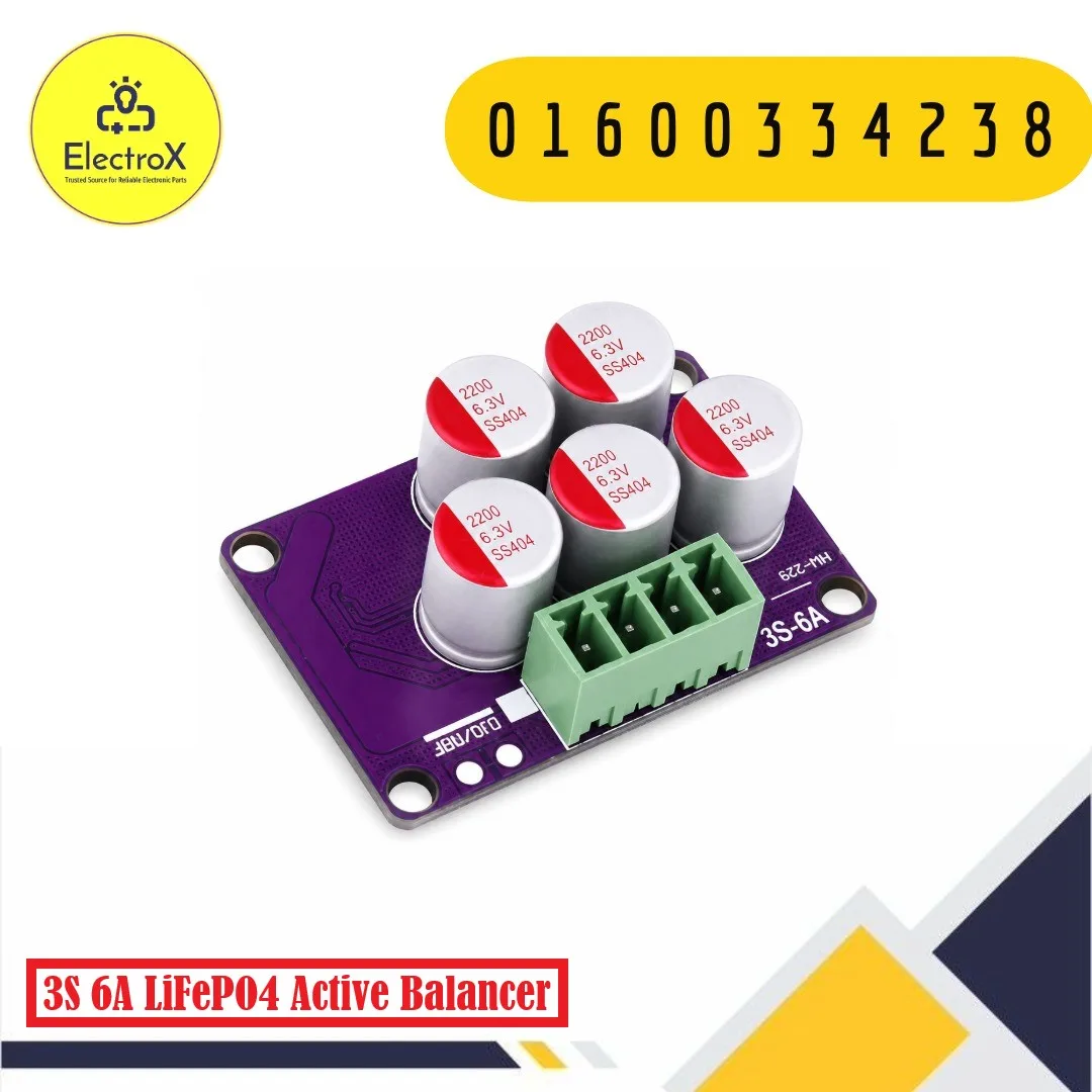 3S 6A Active Balancer Super Capacitor Equalizer Module