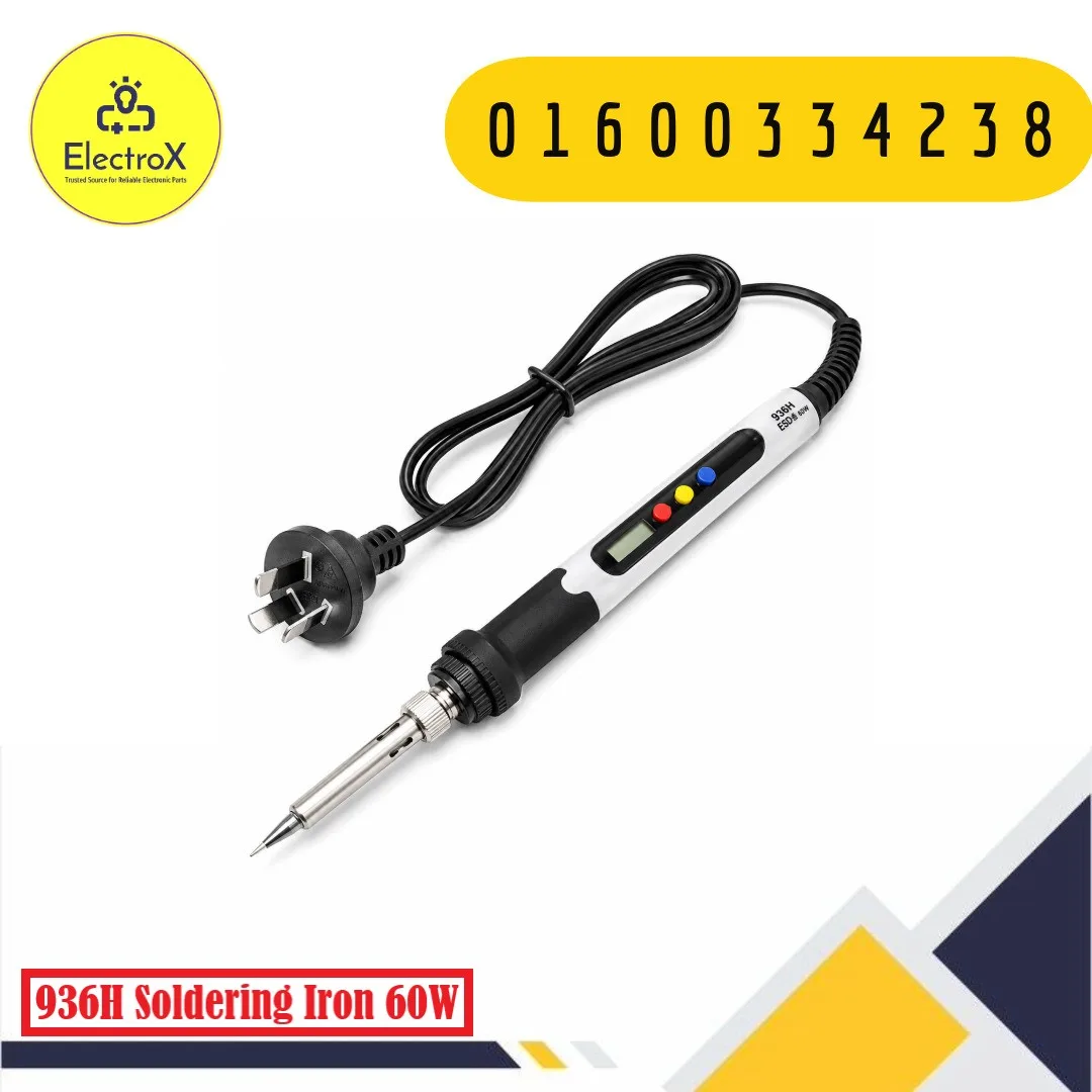 936H Soldering Iron 60W Adjustable LCD Display