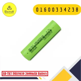 AH-TKT INR18650 2600mAh Real Capacity 3.7V Li-ion Rechargeable Battery