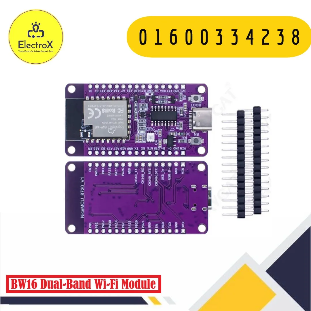 BW16 RTL8720DN Dual-Band Wi-Fi Module