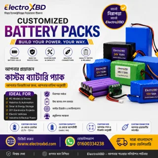 Customized Battery Pack Lithium-Ion and LiFePO4 by ELECTROXBD