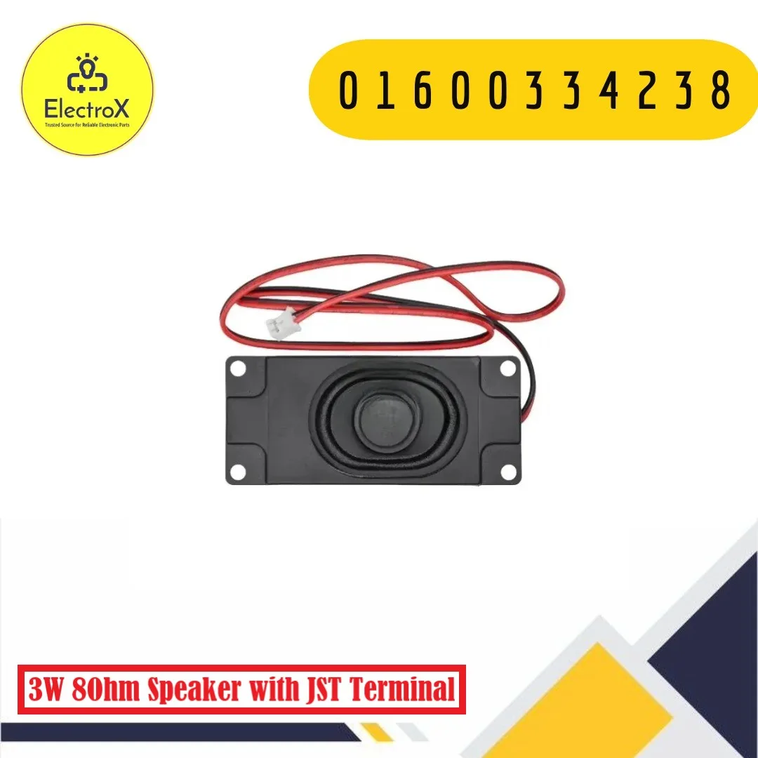 3W 8Ohm Speaker with 2Pin JST Terminal
