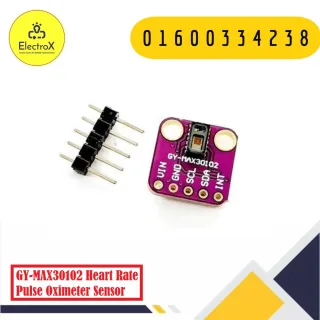 GY-MAX30102 Heart Rate Pulse Oximeter Sensor Module with I2C interface for Arduino and ESP32 projects