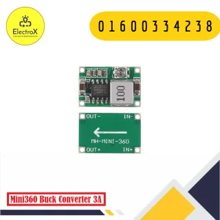 Mini360 Buck Converter 3A Step Down Module for adjustable DC voltage conversion