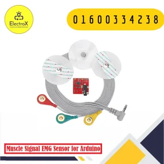 Muscle Signal EMG Sensor for Arduino V1.2 for detecting and processing muscle electrical activity